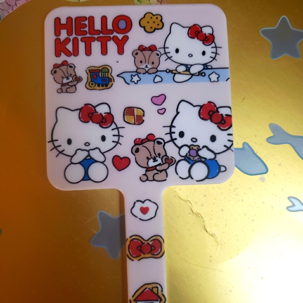HELLO KITTY HANDHELD MIRROR